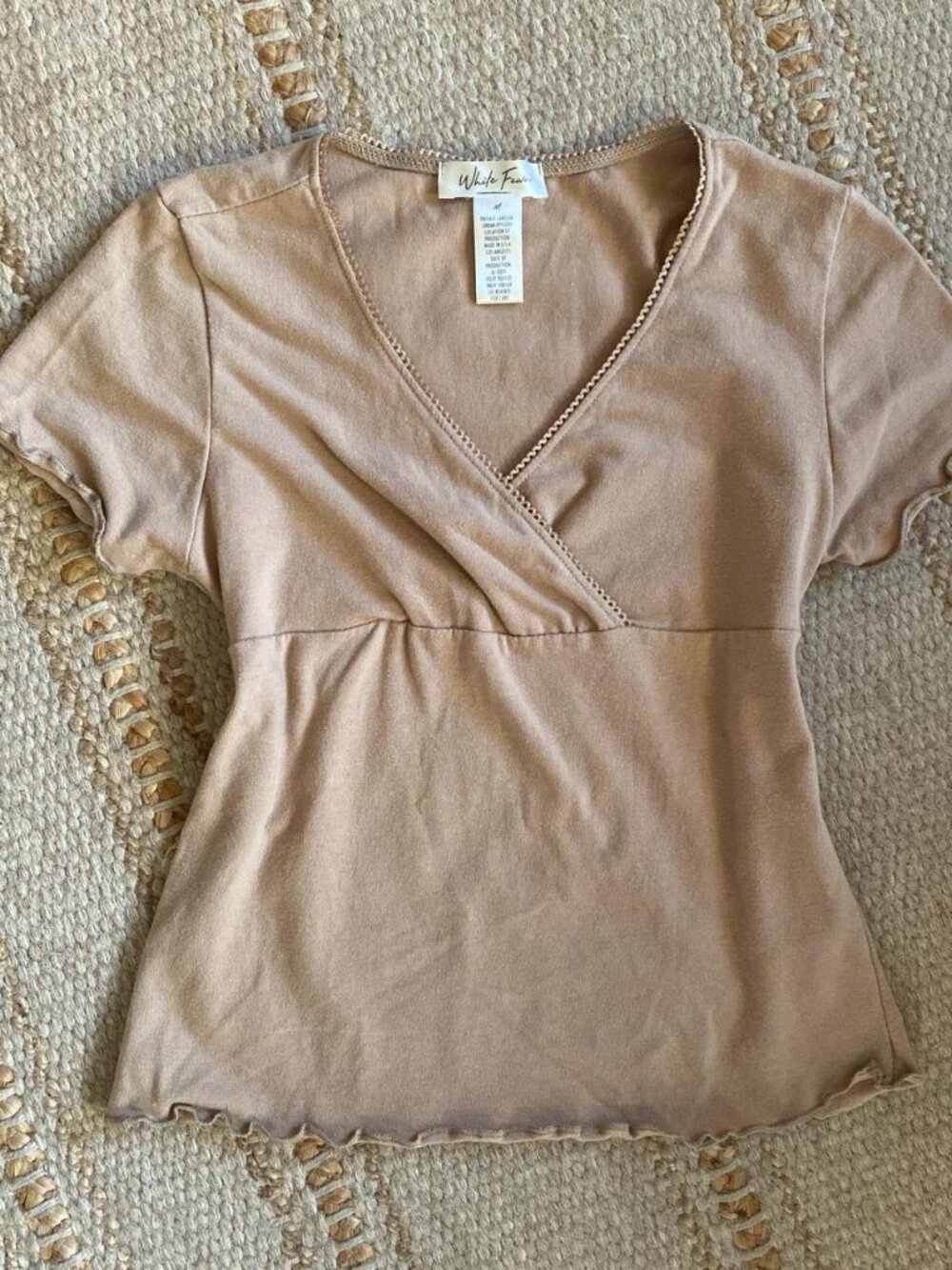 Tillys Women's Tan and Brown Vest